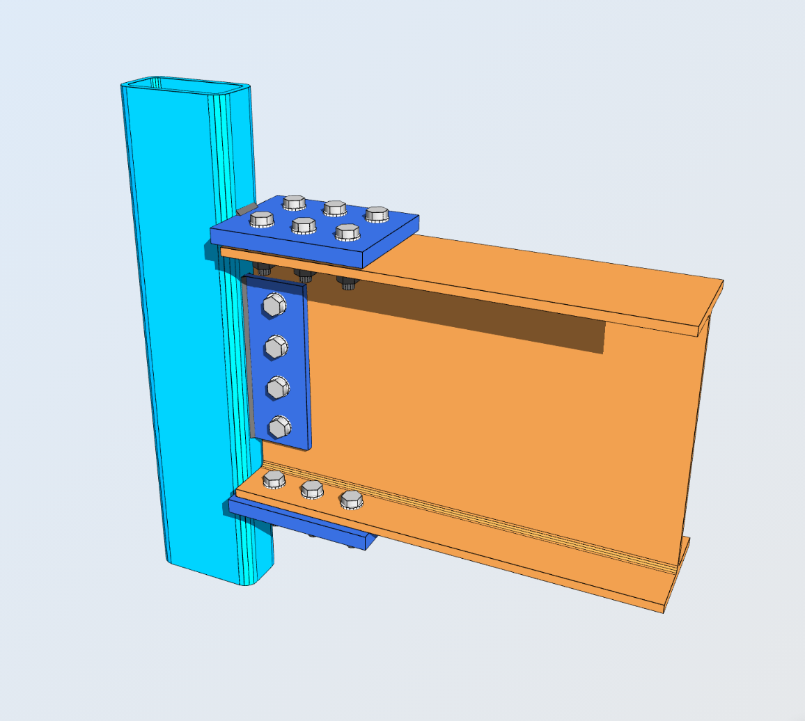 моментные соединения фланцевой пластины